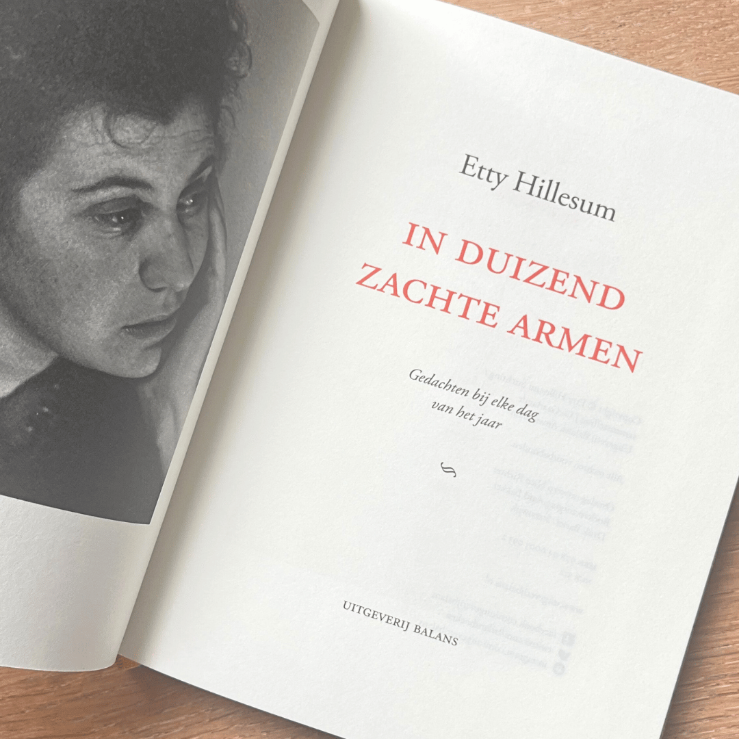 Etty Hillesum - In duizend zachte armen - opengeslagen