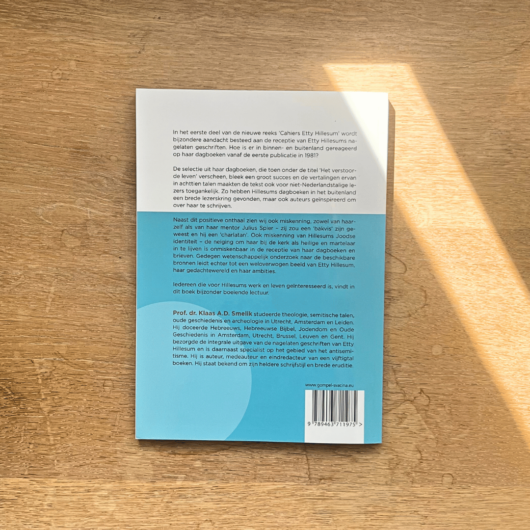 Etty Hillesum en de receptie van haar dagboeken - achterkant